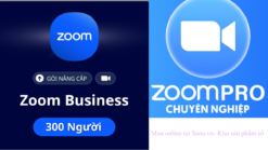 Mua Zoom bản quyền 300 người giá rẻ