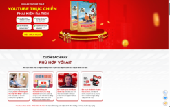 Mẫu ladi page bán sách